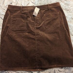 J Jill corduroy skirt